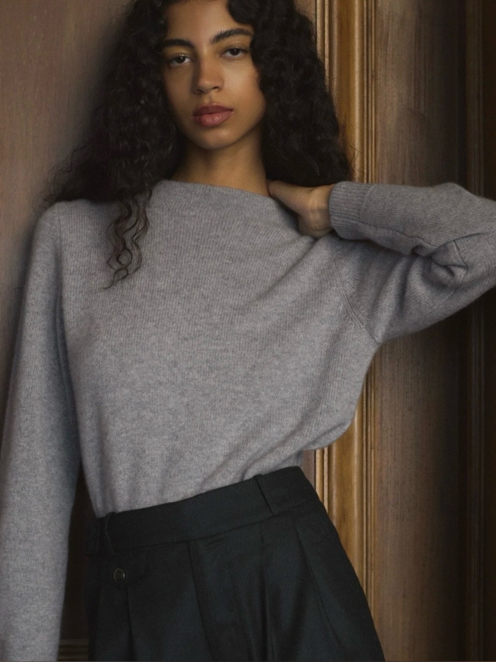 NWT Doen Marie Sweater in Cloud Grey!